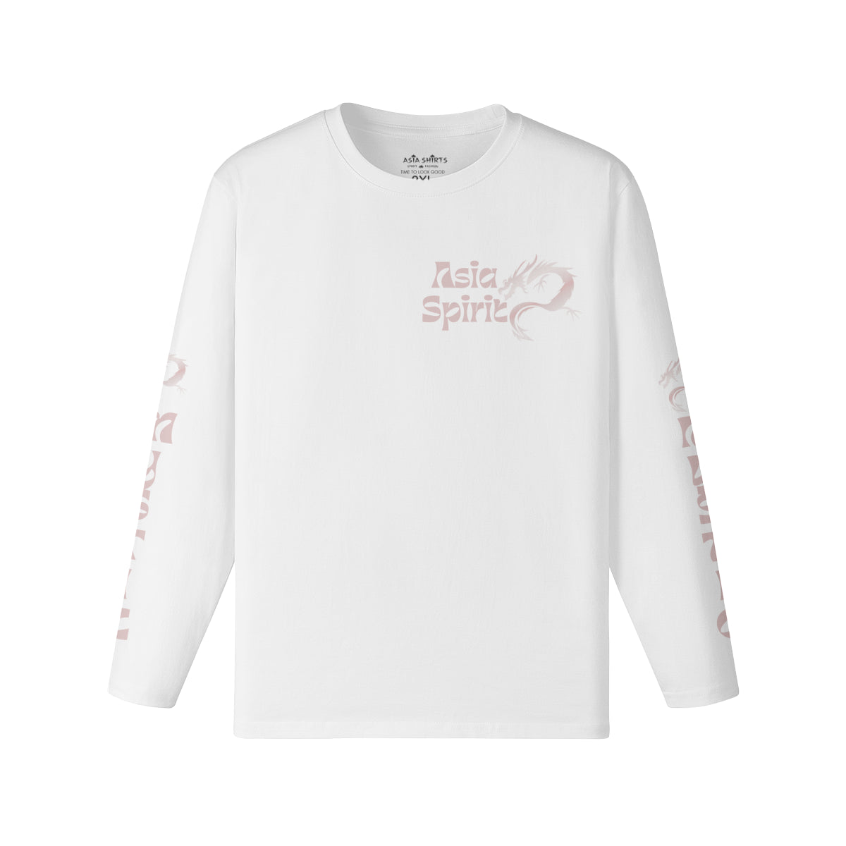 Langarmshirt Bio-Baumwolle mit Mystic print-ASIA-Shirts
