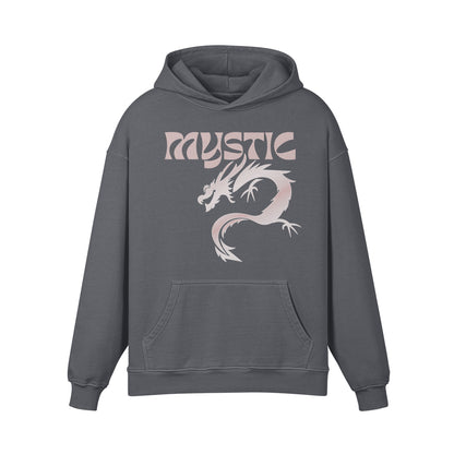 Premium Hoodie washed out look "Mystic Dragon" print-ASIA-Shirts