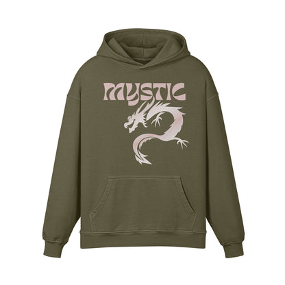 Premium Hoodie washed out look "Mystic Dragon" print-ASIA-Shirts
