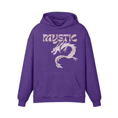 Premium Hoodie washed out look "Mystic Dragon" print-ASIA-Shirts