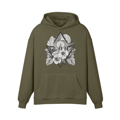 Premium Hoodie washed out look "ALOHA" print-ASIA-Shirts