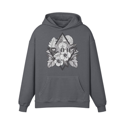Premium Hoodie washed out look "ALOHA" print-ASIA-Shirts