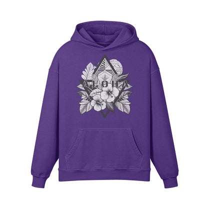 Premium Hoodie washed out look "ALOHA" print-ASIA-Shirts