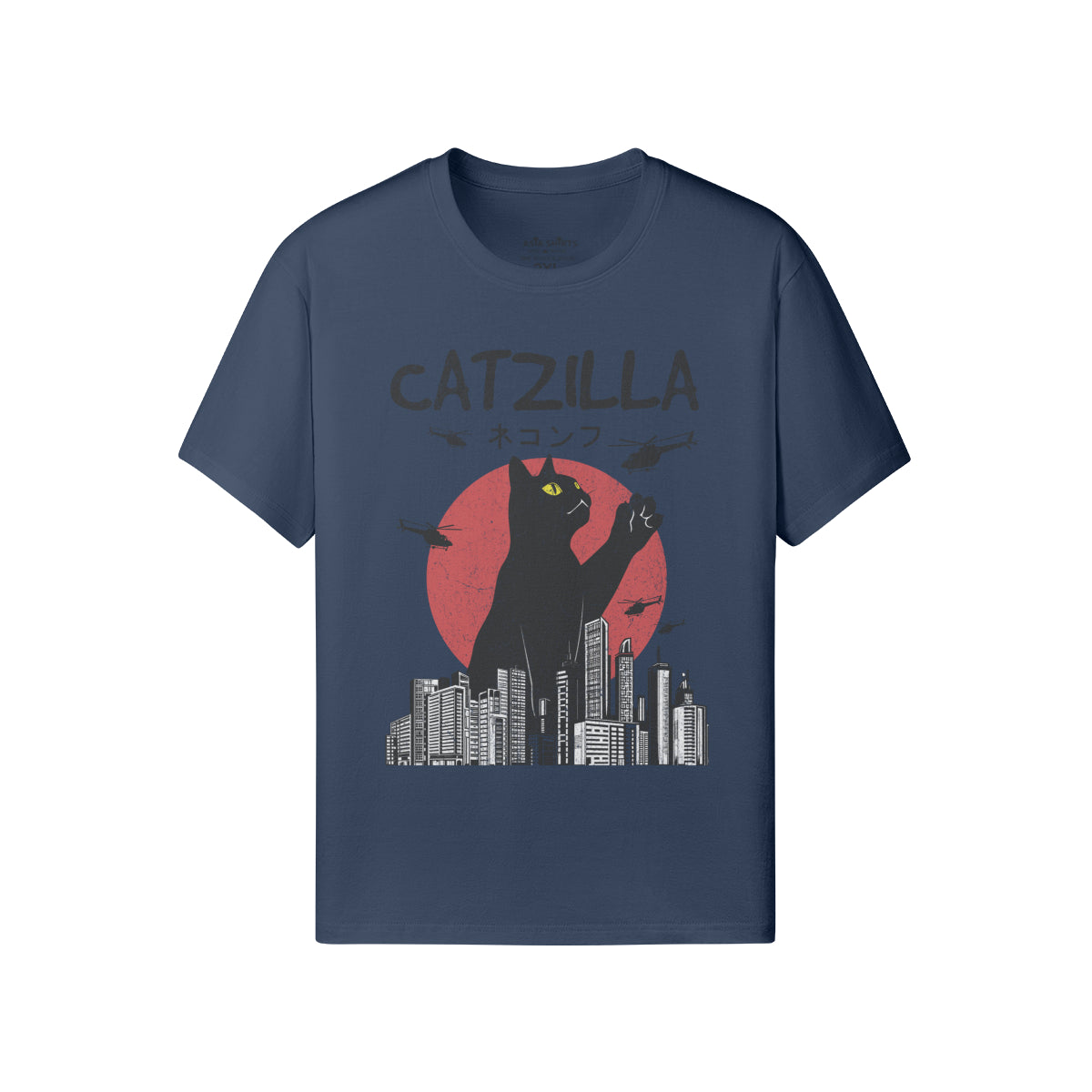 Print T-Shirt Catzilla-ASIA-Shirts