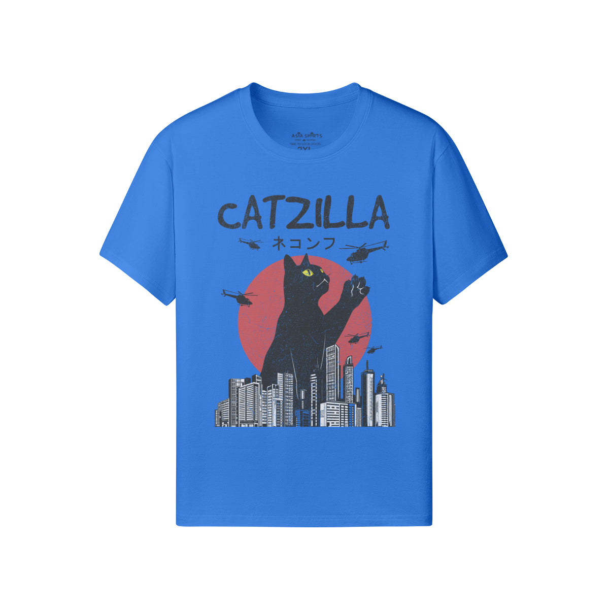 Print T-Shirt Catzilla-ASIA-Shirts