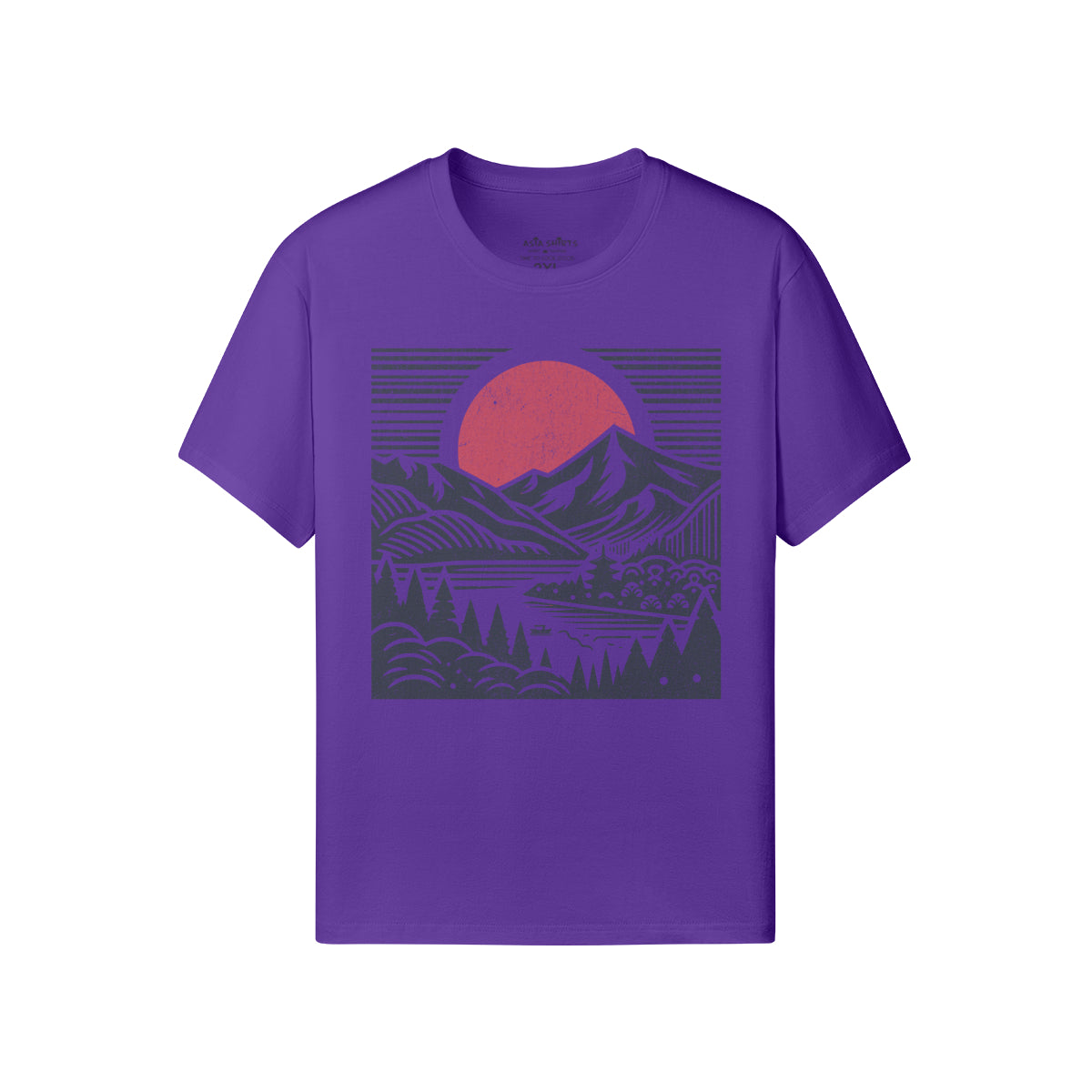 Print T-Shirt mit Asia Spirit Droßdruck-ASIA-Shirts
