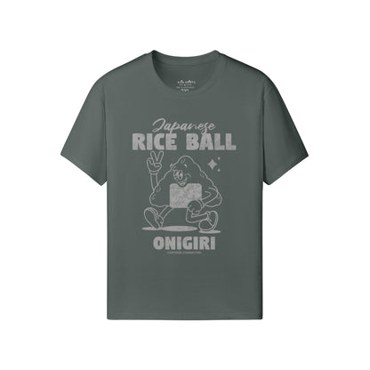 Print T-Shirt Japanese Rice Ball ONIGIRI-ASIA-Shirts