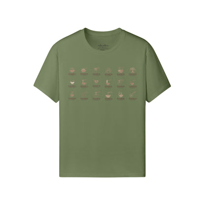 Print T-Shirt mit 18 RAMEN-ASIA-Shirts