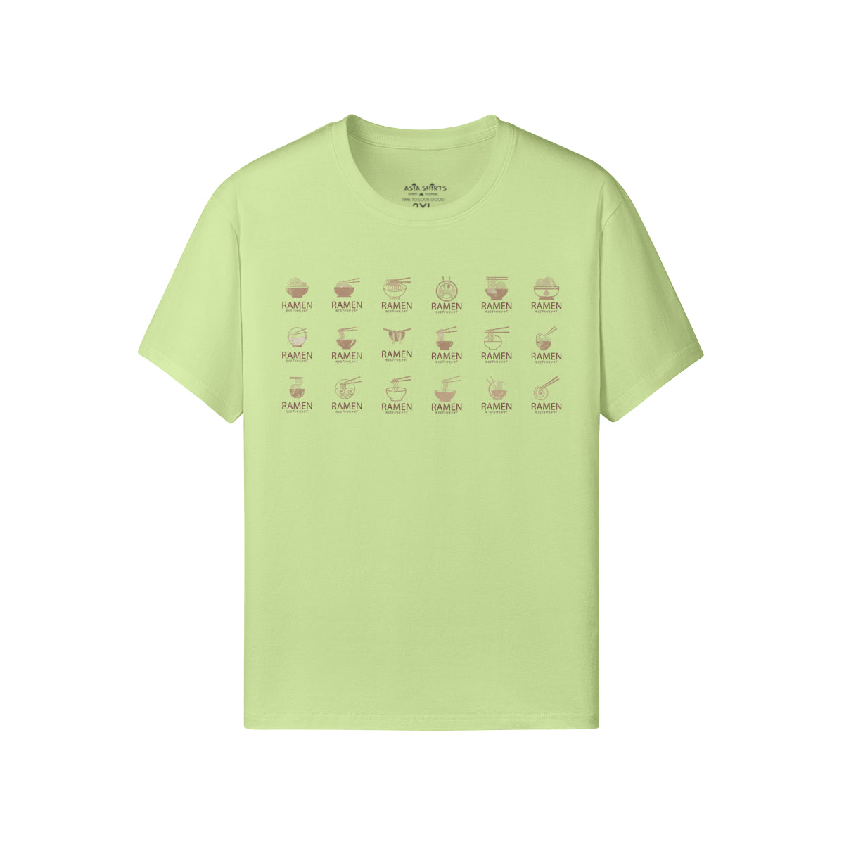 Print T-Shirt mit 18 RAMEN-ASIA-Shirts