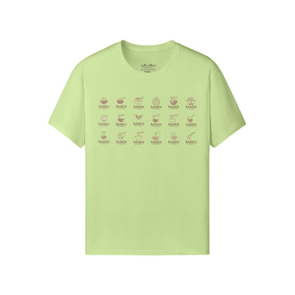 Print T-Shirt mit 18 RAMEN-ASIA-Shirts