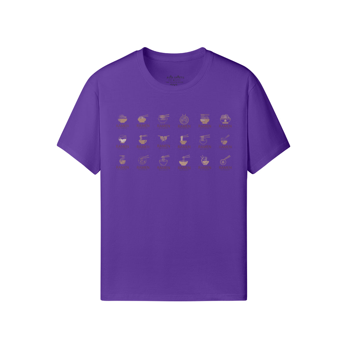 Print T-Shirt mit 18 RAMEN-ASIA-Shirts