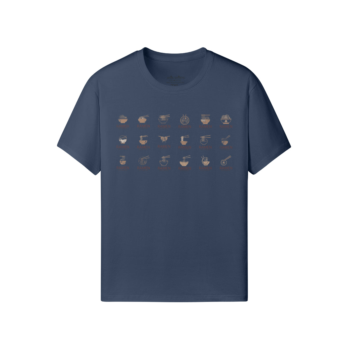 Print T-Shirt mit 18 RAMEN-ASIA-Shirts