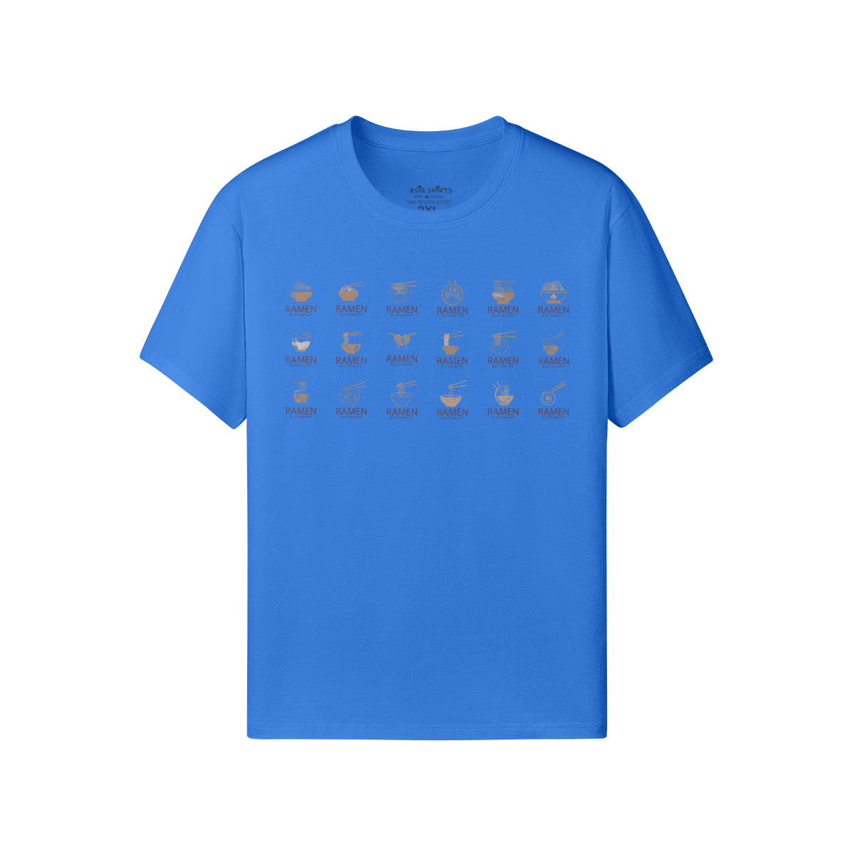 Print T-Shirt mit 18 RAMEN-ASIA-Shirts