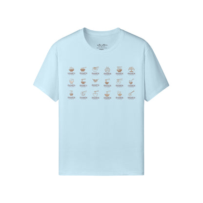 Print T-Shirt mit 18 RAMEN-ASIA-Shirts