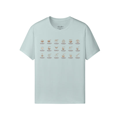 Print T-Shirt mit 18 RAMEN-ASIA-Shirts