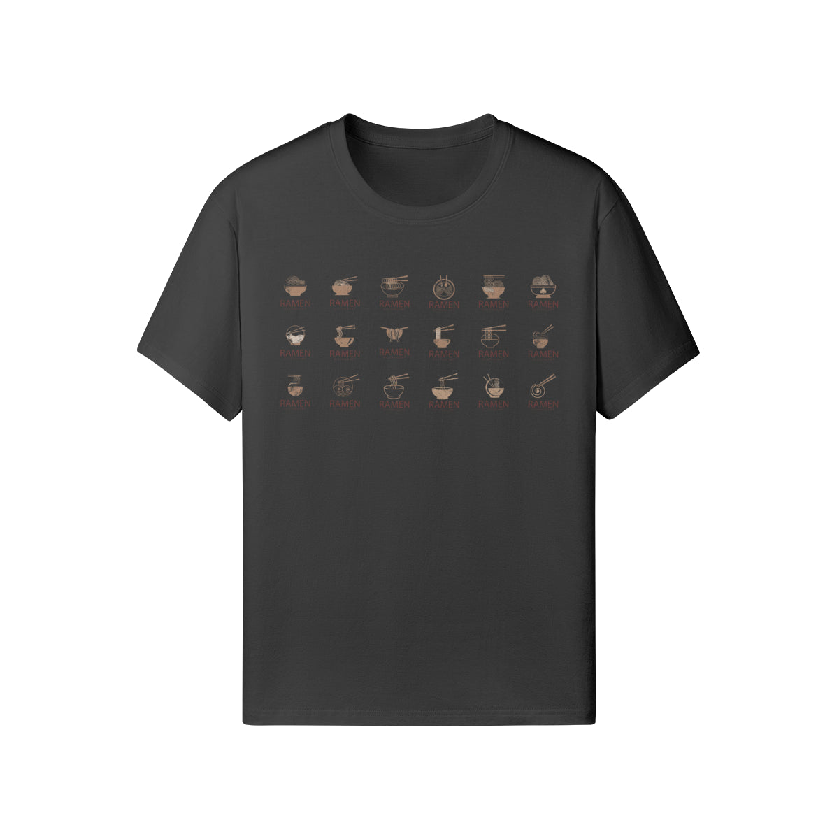 Print T-Shirt mit 18 RAMEN-ASIA-Shirts
