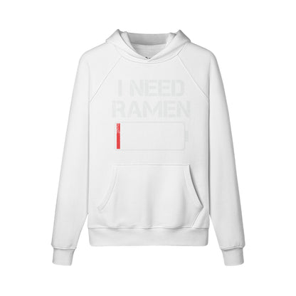 Kuscheliger Hoodie Innenseite mit Sweatfleece I need RAMEN-ASIA-Shirts