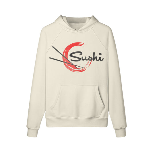 Kuscheliger Hoodie Innenseite mit Sweatfleece mit Sushi print-ASIA-Shirts ASIA-Shirts