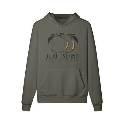 Kuscheliger Hoodie mit JEJU Island KOREA print-ASIA-Shirts