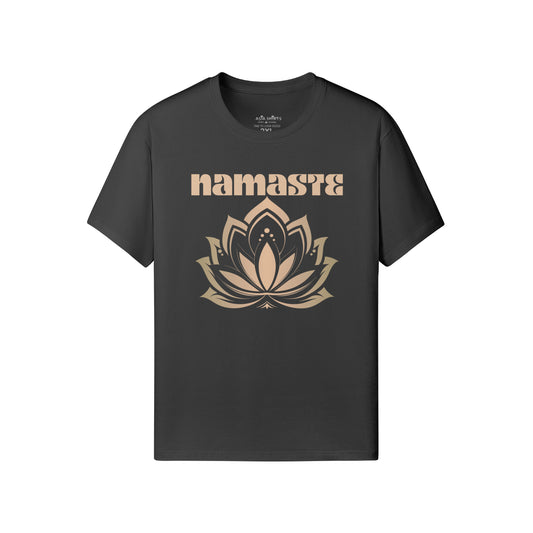 Print T-Shirt mit Namaste-ASIA-Shirts ASIA-Shirts