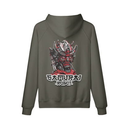 Kuscheliger Hoodie mit Samurai print-ASIA-Shirts