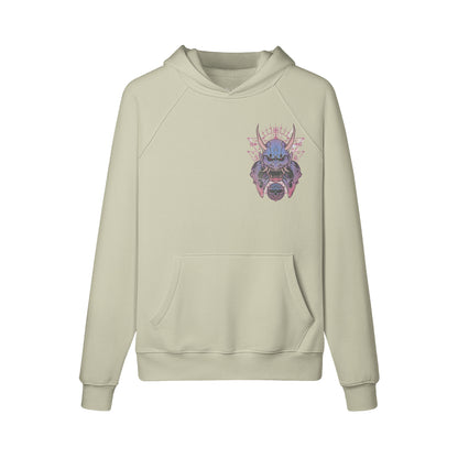 Kuscheliger Hoodie Innenseite mit Sweatfleece Oni Mask-ASIA-Shirts