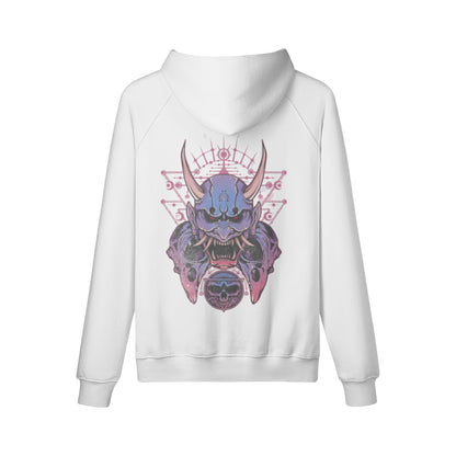 Kuscheliger Hoodie Innenseite mit Sweatfleece Oni Mask-ASIA-Shirts