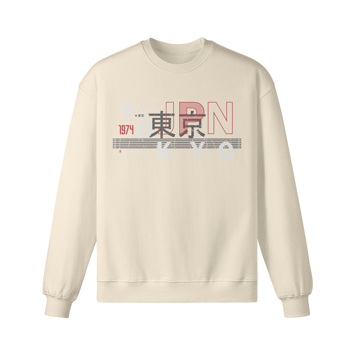 Sweatshirt Heavy Oversized Japan Graphic of Tokyo-ASIA-Shirts