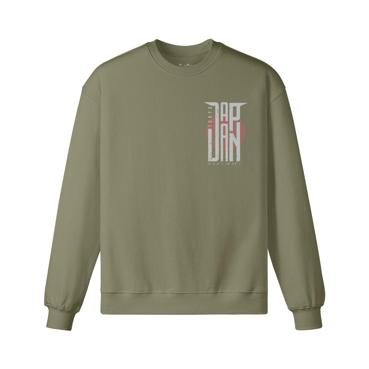 Heavyweight Oversized Sweatshirt Japan print – weiss – Japan Art – Ansicht 9