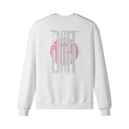 Heavyweight Oversized Sweatshirt Japan print – marineblau – Japan Art – Ansicht 4