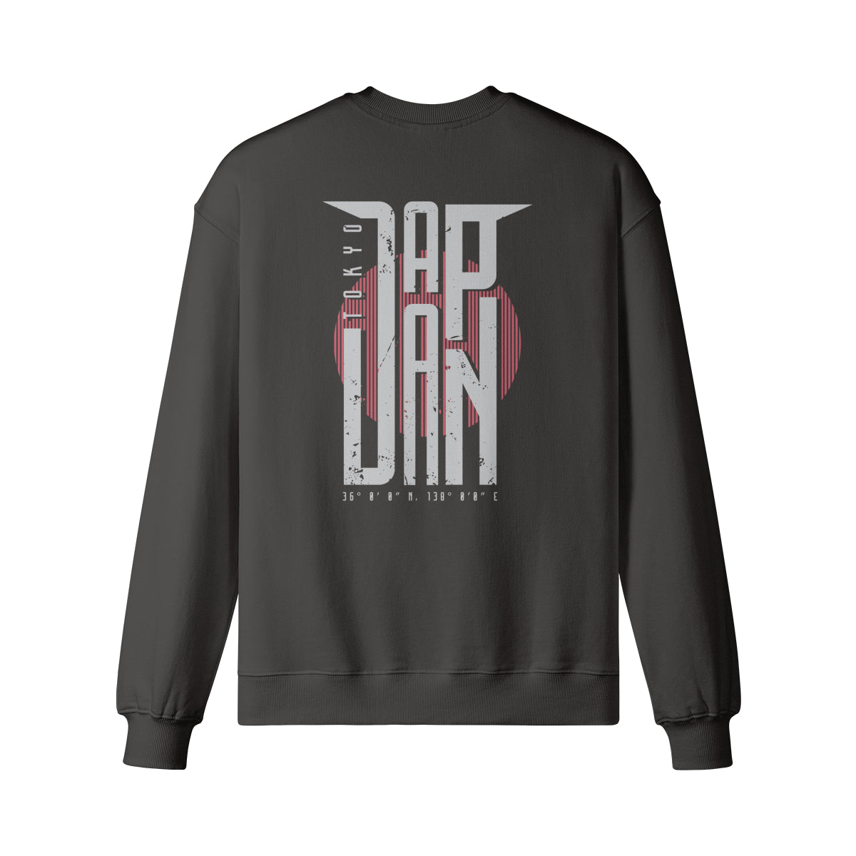 Heavyweight Oversized Sweatshirt Japan print – schwarz – Japan Art – Ansicht 14