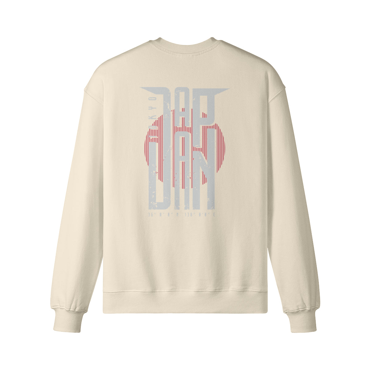 Heavyweight Oversized Sweatshirt Japan print – heather-grey – Japan Art – Ansicht 16