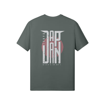 Print T-Shirt Vorder und Rückseite Japan Design-ASIA-Shirts