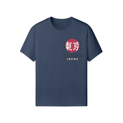 Print T-Shirt Vorder und Rückseite Japan Design-ASIA-Shirts