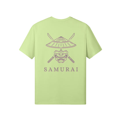 Print T-Shirt Samurai Vorder und Rückseite Design-ASIA-Shirts