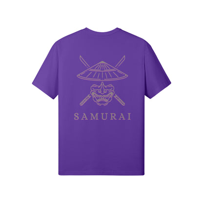 Print T-Shirt Samurai Vorder und Rückseite Design-ASIA-Shirts