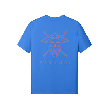 Print T-Shirt Samurai Vorder und Rückseite Design-ASIA-Shirts