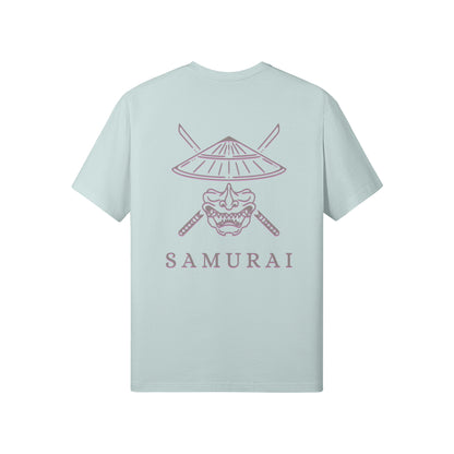 Print T-Shirt Samurai Vorder und Rückseite Design-ASIA-Shirts
