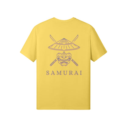 Print T-Shirt Samurai Vorder und Rückseite Design-ASIA-Shirts
