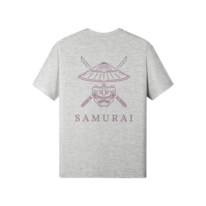Print T-Shirt Samurai Vorder und Rückseite Design-ASIA-Shirts