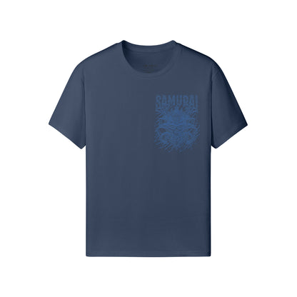 Print T-Shirt Samurai Vorder und Rückseite Design-ASIA-Shirts
