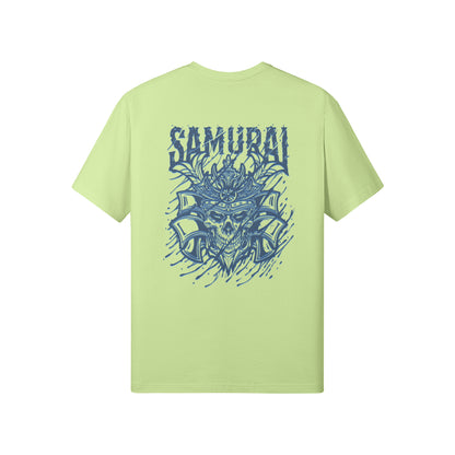 Print T-Shirt Samurai Vorder und Rückseite Design-ASIA-Shirts