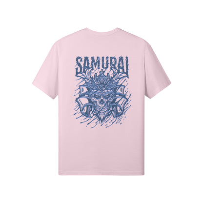 Print T-Shirt Samurai Vorder und Rückseite Design-ASIA-Shirts