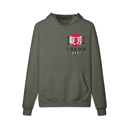 Kuscheliger Hoodie Innenseite mit Sweatfleece mit Japan print-ASIA-Shirts