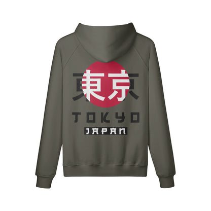 Kuscheliger Hoodie Innenseite mit Sweatfleece mit Japan print-ASIA-Shirts