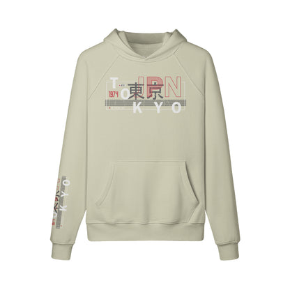 Kuscheliger Hoodie Innenseite mit Sweatfleece Tokyo print-ASIA-Shirts