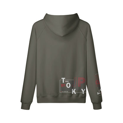 Kuscheliger Hoodie Innenseite mit Sweatfleece Tokyo print-ASIA-Shirts