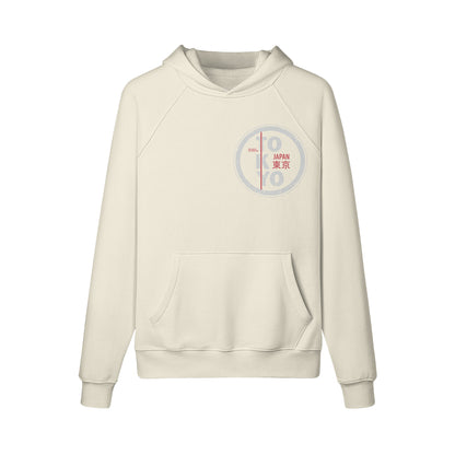 Kuscheliger Hoodie Innenseite mit Sweatfleece mit Tokyo-ASIA-Shirts