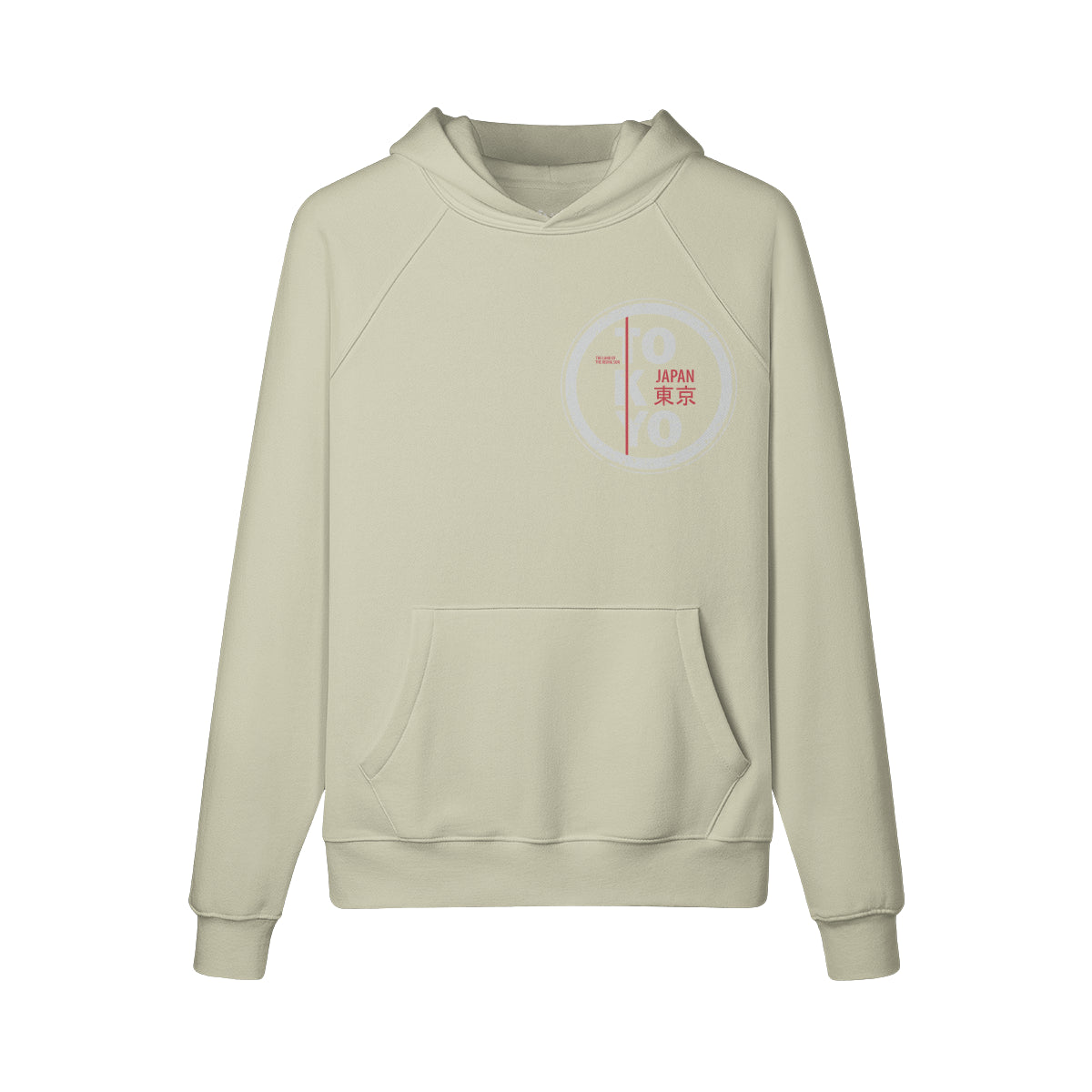 Kuscheliger Hoodie Innenseite mit Sweatfleece mit Tokyo-ASIA-Shirts