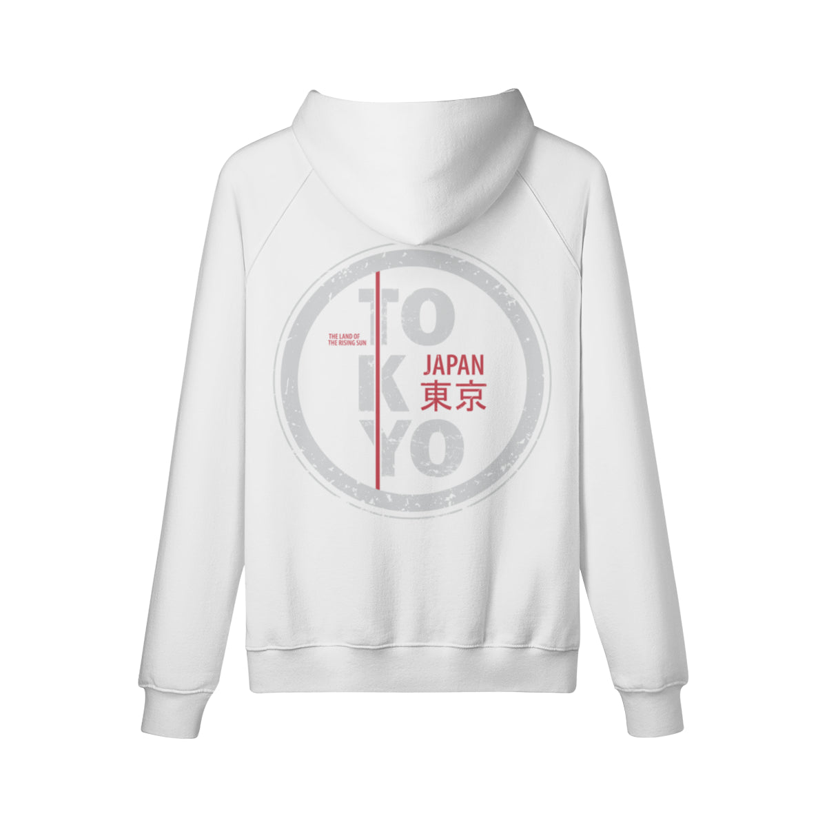 Kuscheliger Hoodie Innenseite mit Sweatfleece mit Tokyo-ASIA-Shirts
